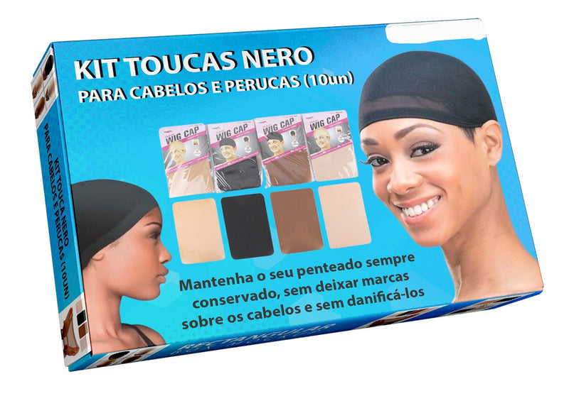 Kit Touca Nero para Cabelos e Perucas com 20 unidades